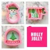 Flour Box Bakery Cutters Holly Jolly BUNDLE With Stencil