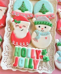 The Flour Box Classes Holly Jolly Cookie Decorating Class RECORDING With Optional Kit