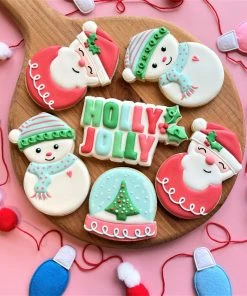 Flour Box Bakery Holly Jolly Cookie Decorating Kit
