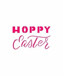 Cookie Countess Stencils Hoppy Easter Stencil
