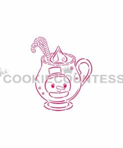 Cookie Countess Hot Chocolate PYO Stencil