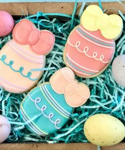 Flour Box Bakery Egg With Bow Cookie Cutter