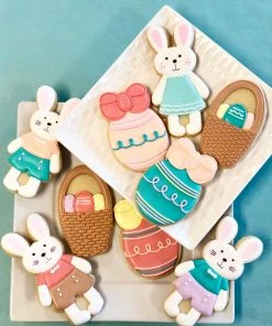 Flour Box Bakery Egg With Bow Cookie Cutter