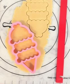 Flour Box Bakery Ice Cream Cone Stack 4-in-1 Multi-Cookie Cutter