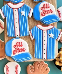 The Flour Box Baseball Cookie Decorating Kit Cutters 17 The Flour Box Baseball Cookie Decorating Kit Cutters