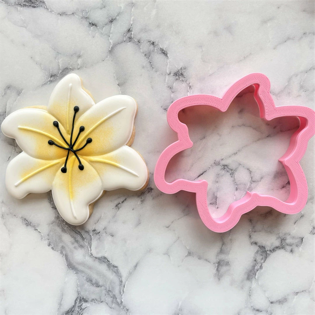 Flour Box Bakery Lily Cookie Cutter 3 Flour Box Bakery Lily Cookie Cutter