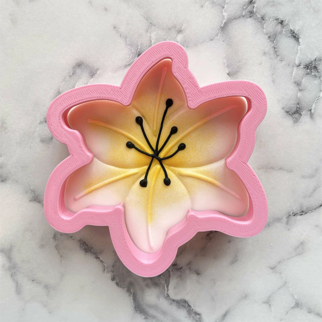 Flour Box Bakery Lily Cookie Cutter 6 Flour Box Bakery Lily Cookie Cutter