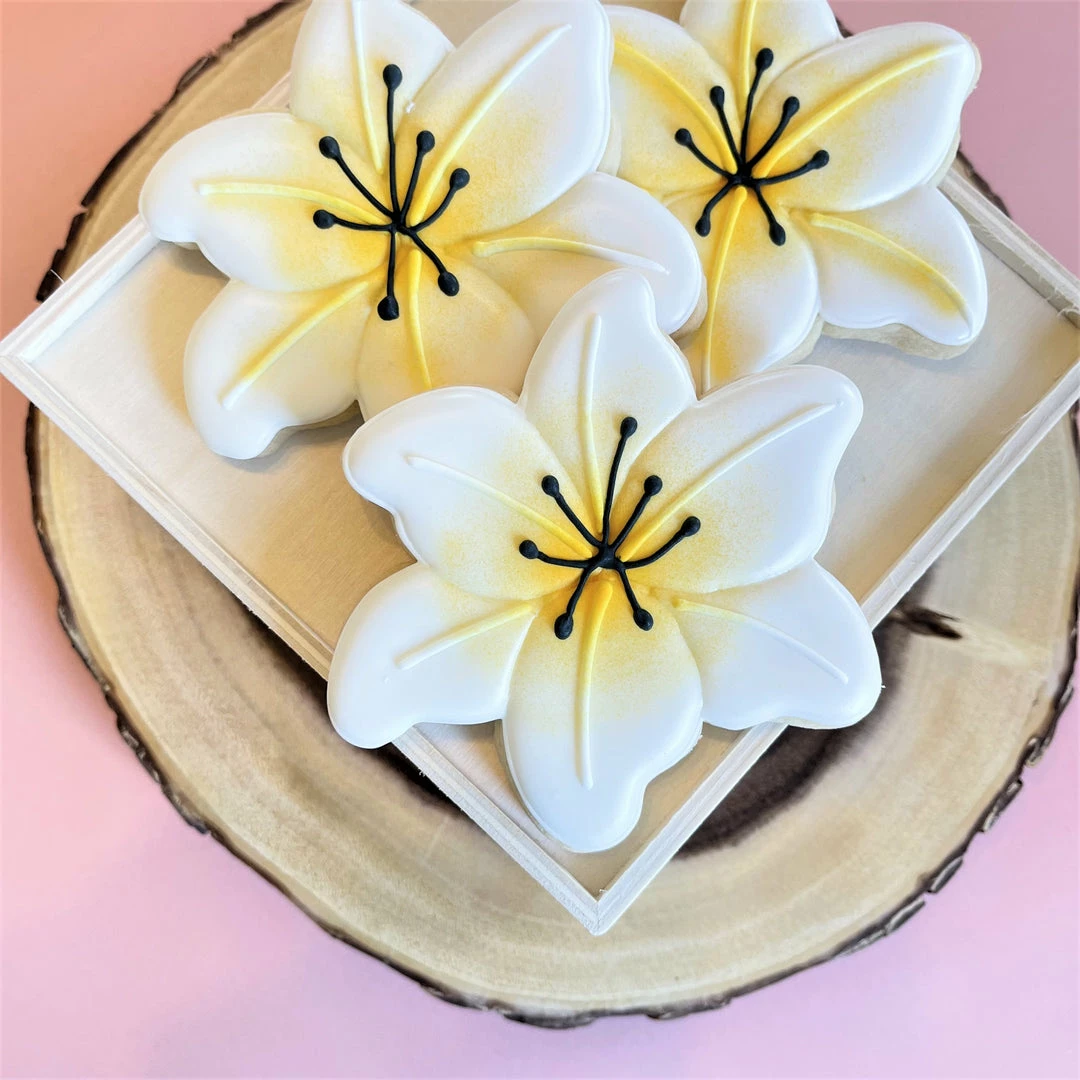 Flour Box Bakery Lily Cookie Cutter 4 Flour Box Bakery Lily Cookie Cutter