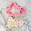 Flour Box Bakery Love With Diamond Ring Cookie Cutter And Stencil Set