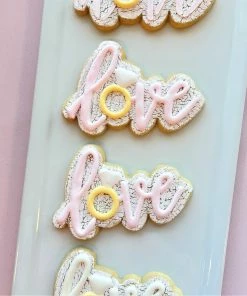 Flour Box Bakery Love With Diamond Ring Cookie Cutter And Stencil Set 18 Flour Box Bakery Love With Diamond Ring Cookie Cutter And Stencil Set