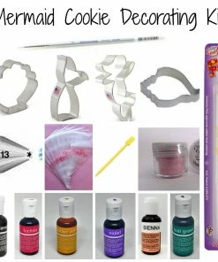 Flour Box Bakery Mermaid Cookie Decorating Kit