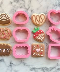 Flour Box Bakery Cutters Chocolate Heart Box Cookie Cutter Set