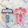 Flour Box Bakery Cutters Rearview Mirror & Tassel Cookie Cutter