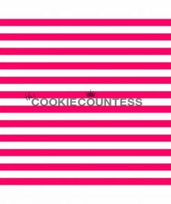 Cookie Countess Narrow Stripe Stencil Stencils