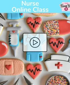 The Flour Box Classes Nurse Online Decorating Class Recording With Optional Kit