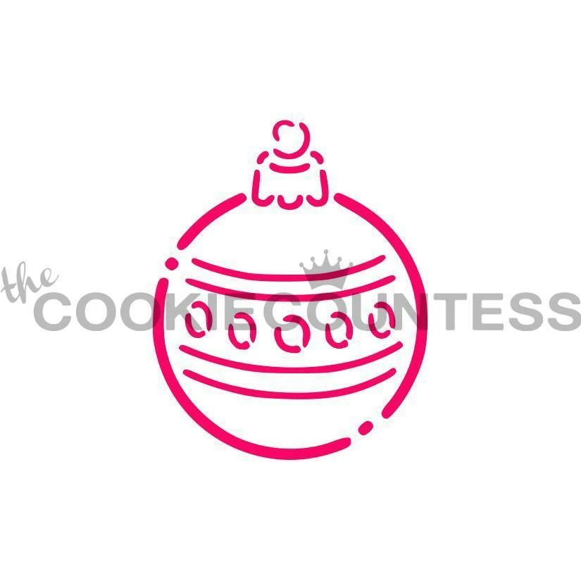Cookie Countess Stencils Ornament PYO Stencil 3 Cookie Countess Stencils Ornament PYO Stencil