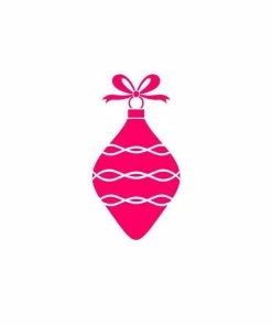 Cookie Countess Stencils Ornament With Bow Stencil