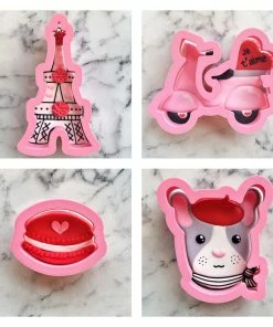 Flour Box Bakery Paris Valentine Cookie Cutter BUNDLE Cutters