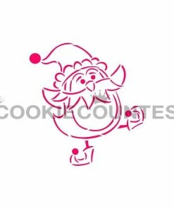 Cookie Countess Stencils Penguin Elf PYO Stencil