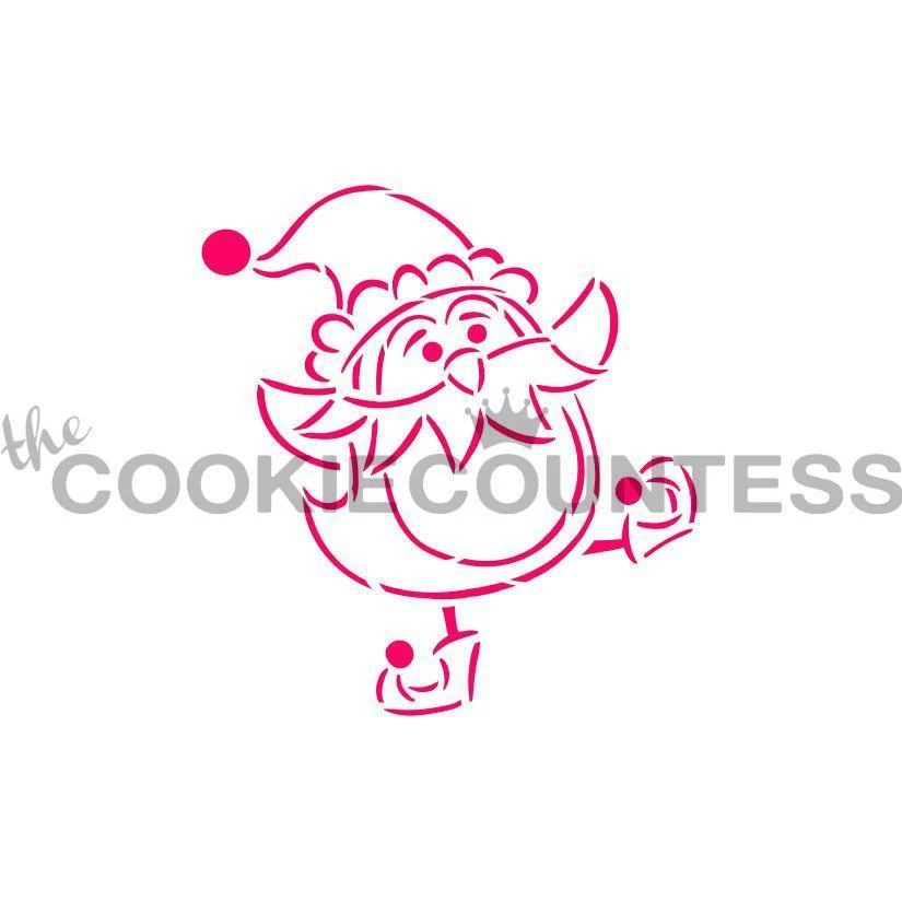 Cookie Countess Stencils Penguin Elf PYO Stencil 3 Cookie Countess Stencils Penguin Elf PYO Stencil