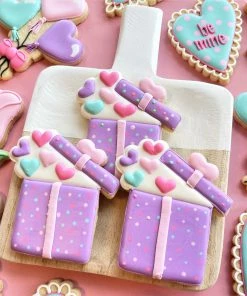 Flour Box Bakery Gift With Hearts Cookie Cutter Cutters