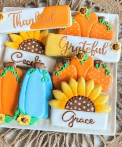 Flour Box Bakery Cutters Pumpkin Cluster Cookie Cutter
