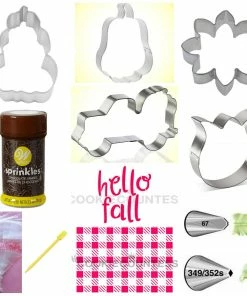 The Flour Box Pumpkin Patch Cookie Decorating Kit Cutters
