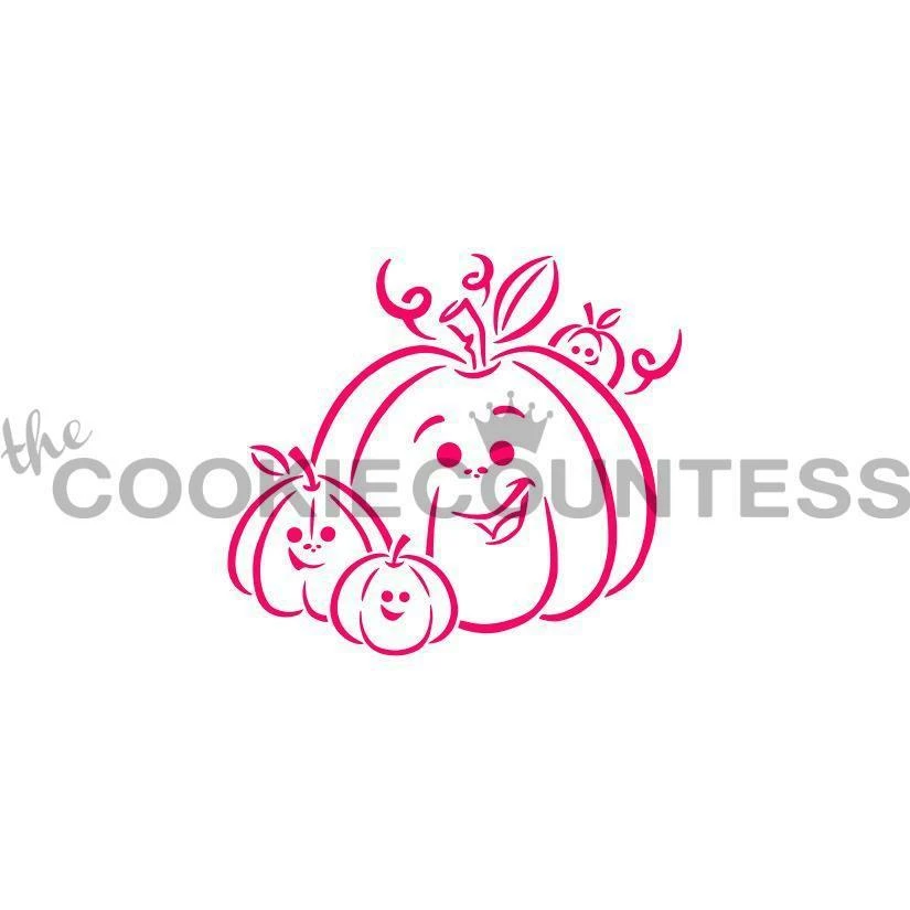 Cookie Countess Pumpkin Family PYO Stencil Stencils 3 Cookie Countess Pumpkin Family PYO Stencil Stencils