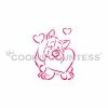 Cookie Countess Puppy Love PYO Stencil Stencils