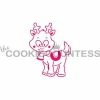Cookie Countess Reindeer PYO Stencil