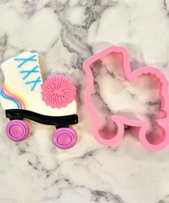 Flour Box Bakery Roller Skate With Pom Pom Cookie Cutter Cutters
