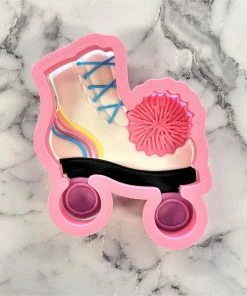 Flour Box Bakery Roller Skate With Pom Pom Cookie Cutter Cutters