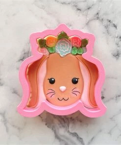 Flour Box Bakery Cutters Floral Bunny Cookie Cutter