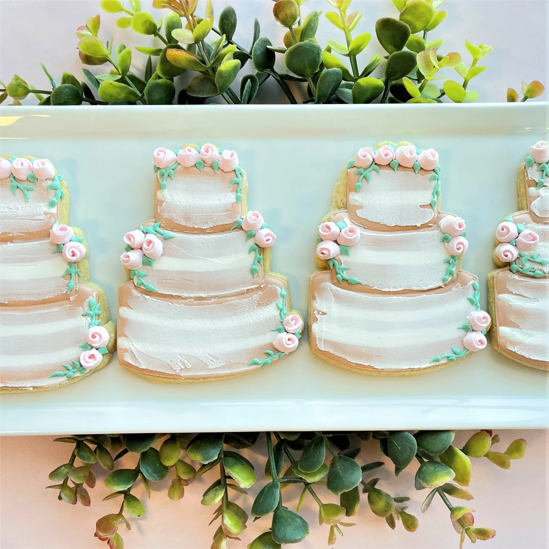 Flour Box Bakery Rustic Wedding Cake Cookie Cutter 7 Flour Box Bakery Rustic Wedding Cake Cookie Cutter