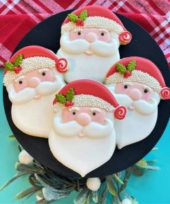 The Flour Box Christmas Faces Cookie Decorating Kit Cutters