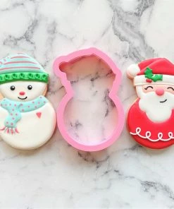 Flour Box Bakery Santa Snowman Cookie Cutter Cutters