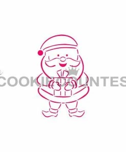 Cookie Countess Santa PYO Stencil Stencils