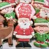 Flour Box Bakery Santa Claus Cookie Decorating Kit Cutters