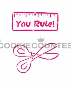 Cookie Countess School Tools PYO Stencil