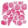 Cookie Countess Seashells Stencil Stencils