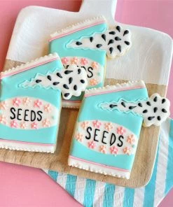 Flour Box Bakery Cutters Seed Packet Cookie Cutter