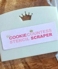 Cookie Countess Supplies Royal Icing Single (1) Scraper Tool