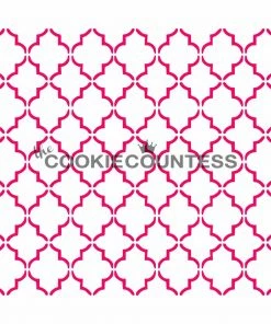Cookie Countess Stencils Small Quatrefoil Stencil