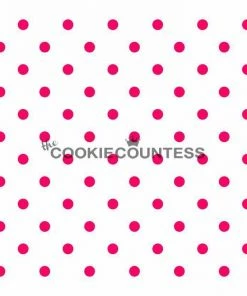Cookie Countess Small Dots Stencil