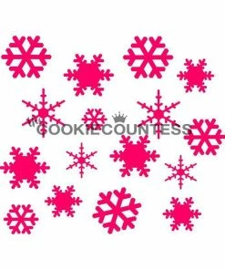 Cookie Countess Snowflakes Stencil Stencils