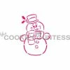 Cookie Countess Snowman PYO Stencil