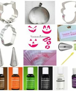 Flour Box Bakery Cutters Spooktacular Halloween Cookie Decorating Kit For Online Class