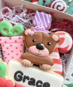 Flour Box Bakery Teddy Bear Bust Cookie Cutter Cutters