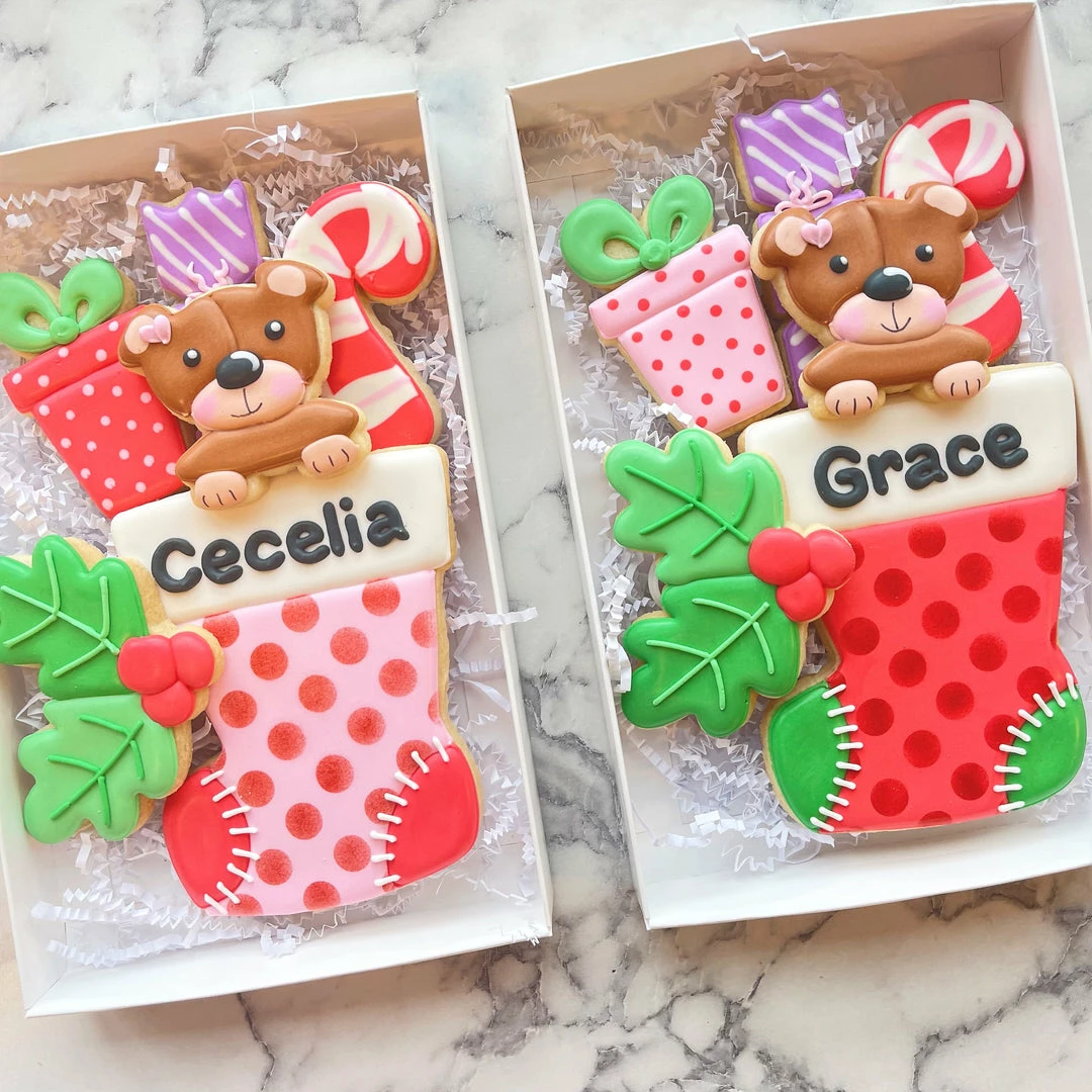 Flour Box Bakery Cutters Christmas Cracker Cookie Cutter 8 Flour Box Bakery Cutters Christmas Cracker Cookie Cutter