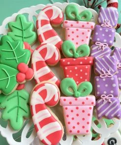 Flour Box Bakery Candy Cane Rounded Cookie Cutter